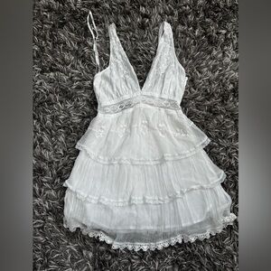 LoveShackFancy Ivory Lace Dress
